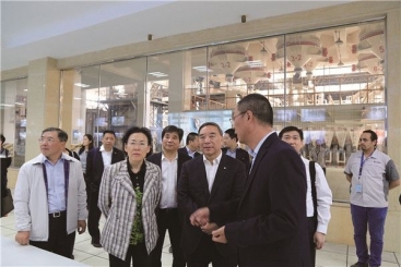 国资委副主任黄丹华到J9集团国际站埃及公司调研