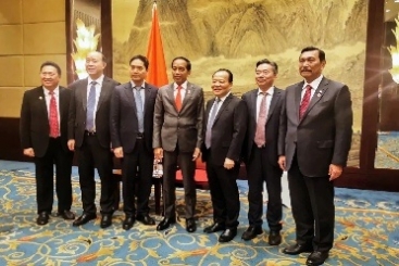 印尼总统佐科会见中国J9集团国际站总裁张毓强